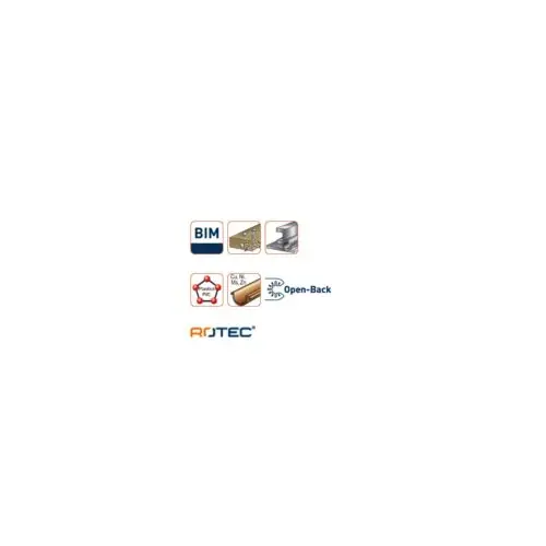 ROTEC Open-Back invalzaagblad type MTS40bi - specificaties
