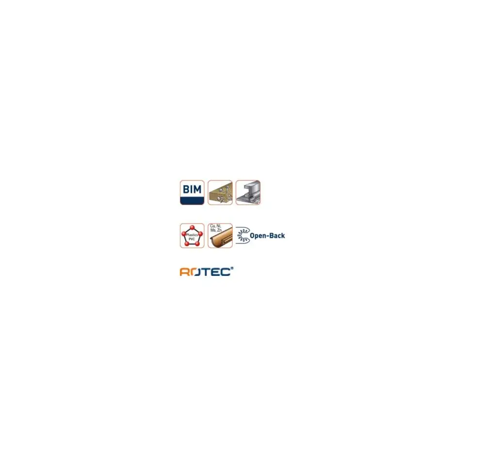 ROTEC Open-Back invalzaagblad type MTS85bi - specificaties