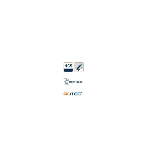 ROTEC Open-Back schaafmes type MT52 - specificaties