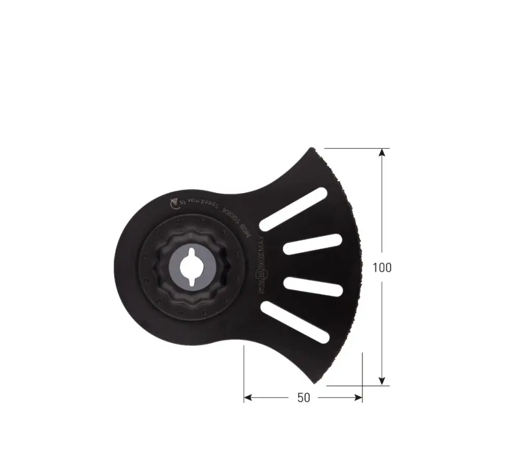 ROTEC PREMIUM Starlock-Max Segmentzaagblad Type MOS 100K4 - specificaties