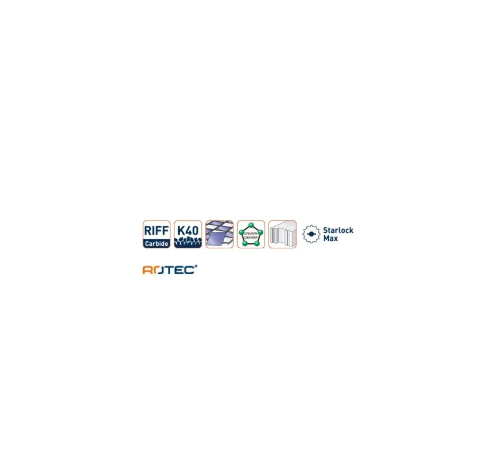ROTEC PREMIUM Starlock-Max Segmentzaagblad Type MOS 100K4 - specificaties