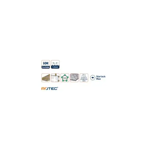 ROTEC PREMIUM Starlock-Max invalzaagblad type MTK 13/32HM - specificaties
