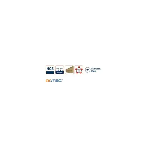 ROTEC PREMIUM Starlock-Max invalzaagblad type MTK 14/32 - specificaties