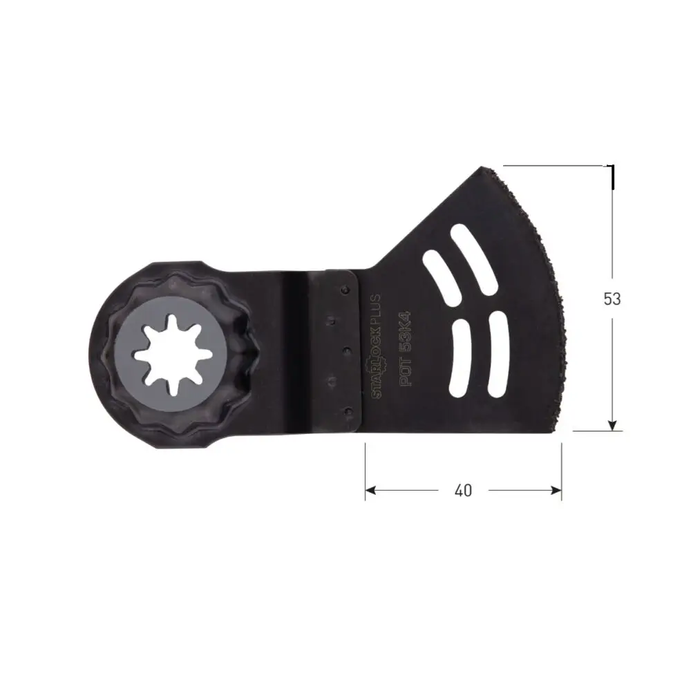 ROTEC PREMIUM Starlock-Plus invalzaagblad type POT 53K4 - specificaties