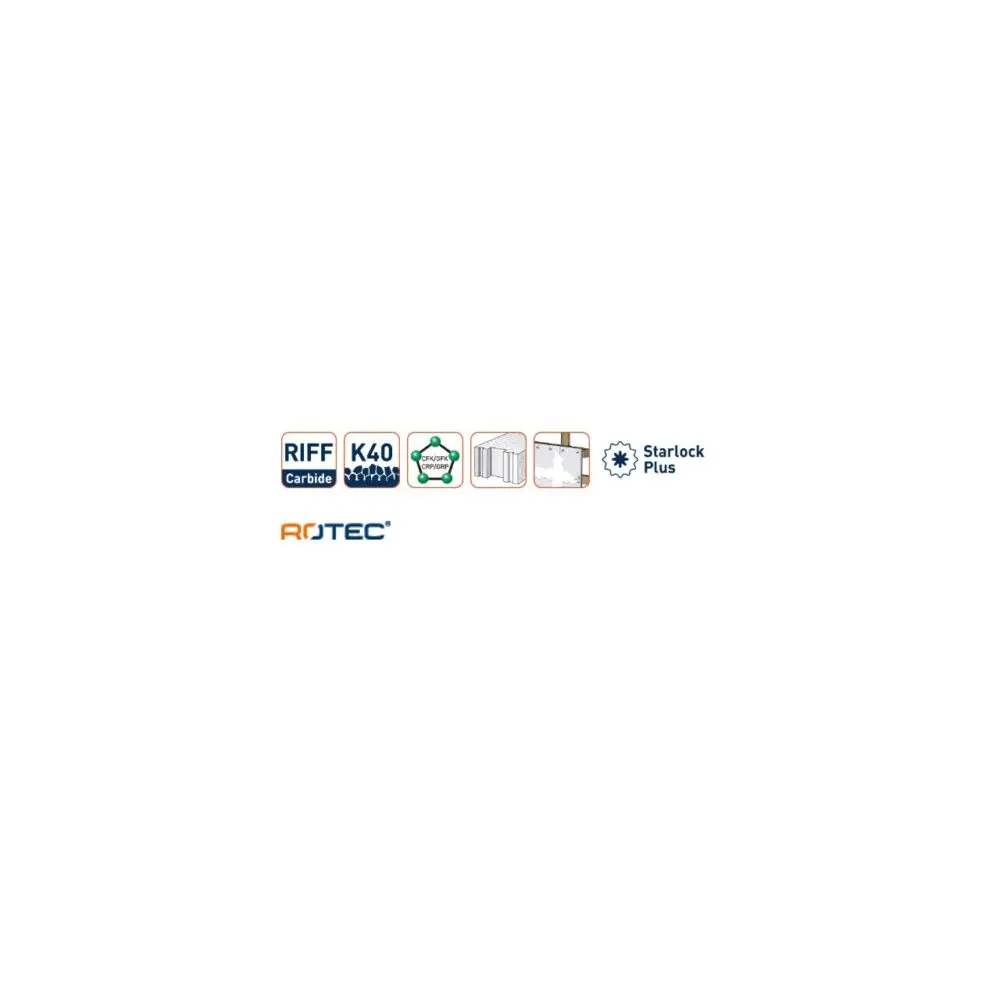 ROTEC PREMIUM Starlock-Plus invalzaagblad type POT 53K4 - specificaties