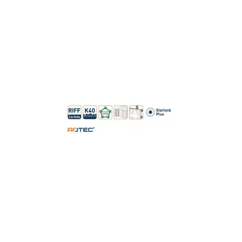 ROTEC PREMIUM Starlock-Plus invalzaagblad type POT 53K4 - specificaties
