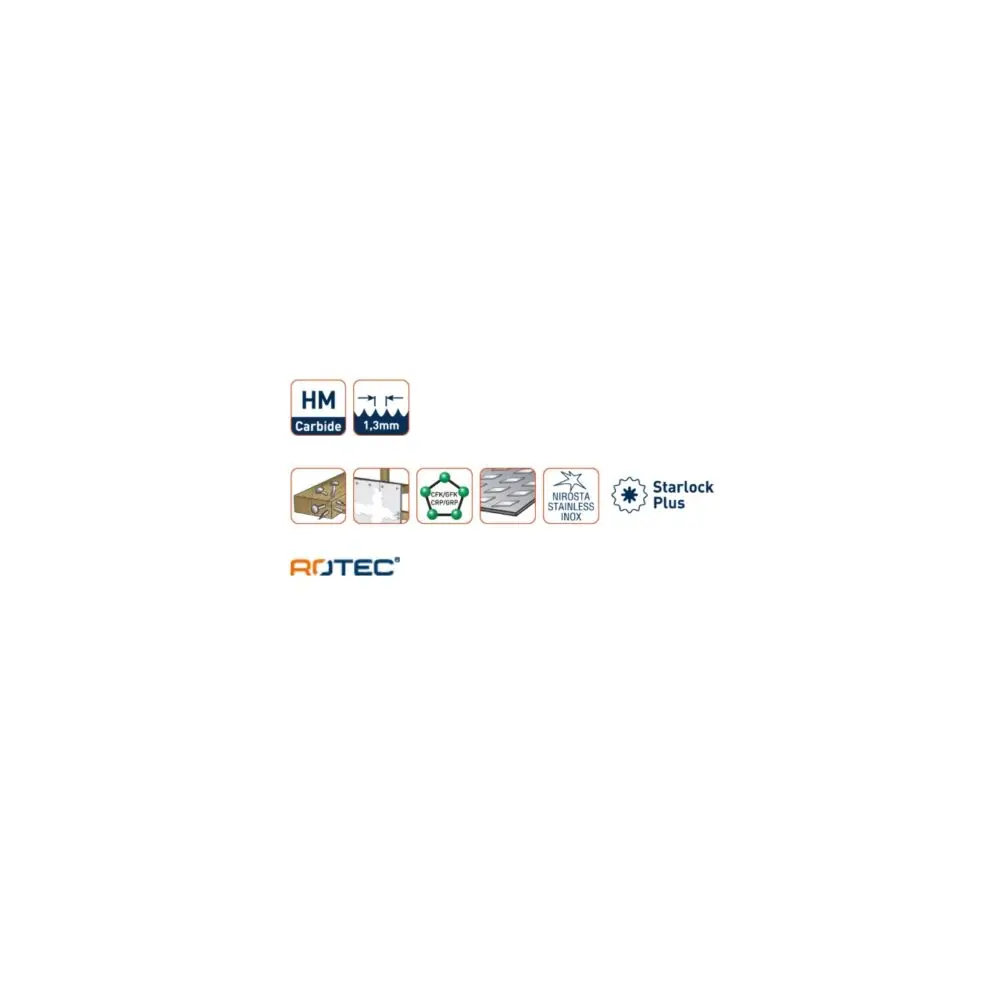 ROTEC PREMIUM Starlock-Plus invalzaagblad type PTK 13/52HM - specificaties
