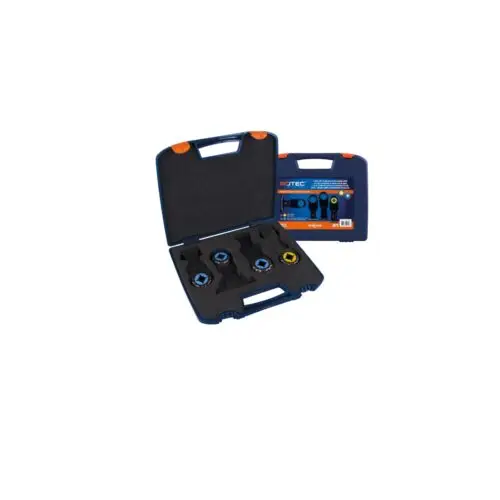 ROTEC PREMIUM Starlock multitoolsset, in koffer (hout en metaal)