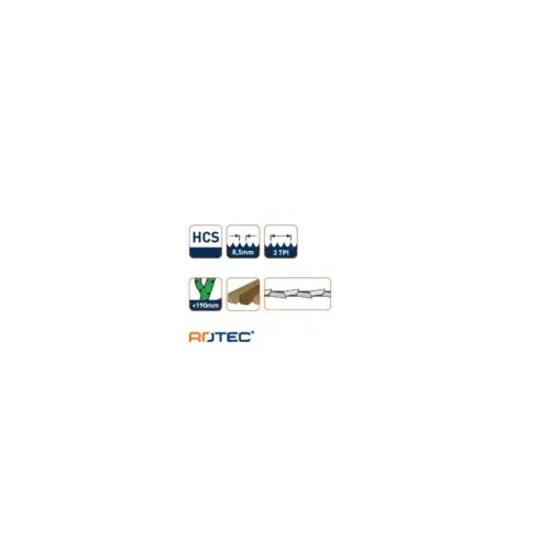 ROTEC Reciprozaagblad RC140 - specificaties 2