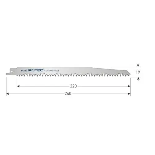 ROTEC Reciprozaagblad RC150
