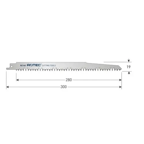 ROTEC Reciprozaagblad RC160