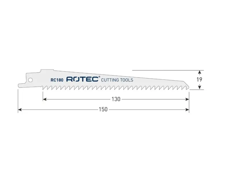 ROTEC Reciprozaagblad RC180