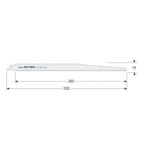 ROTEC Reciprozaagblad RC200