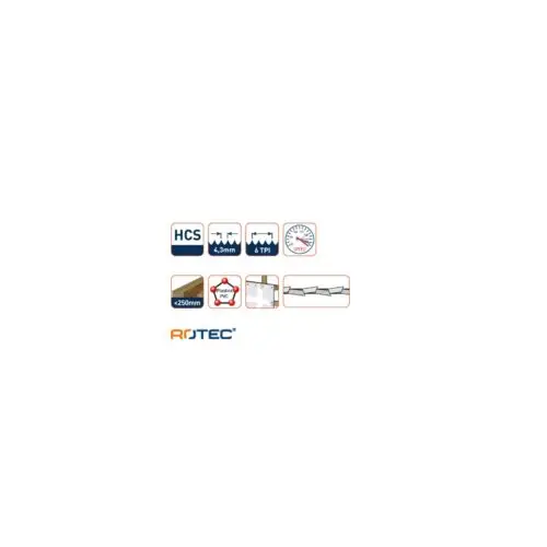 ROTEC Reciprozaagblad RC200 - specificaties 2
