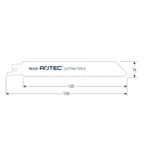 ROTEC Reciprozaagblad RC210