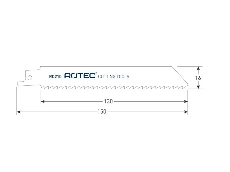 ROTEC Reciprozaagblad RC210