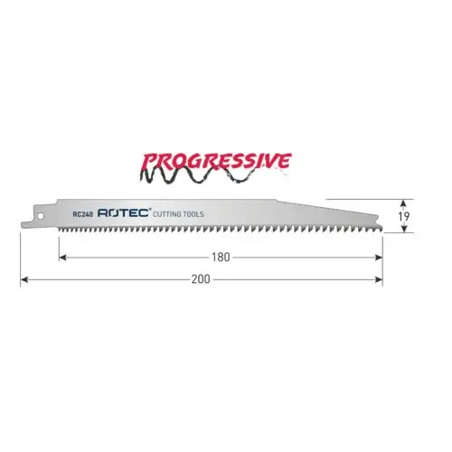 ROTEC Reciprozaagblad RC240