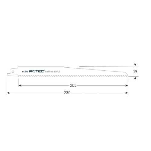 ROTEC Reciprozaagblad RC270