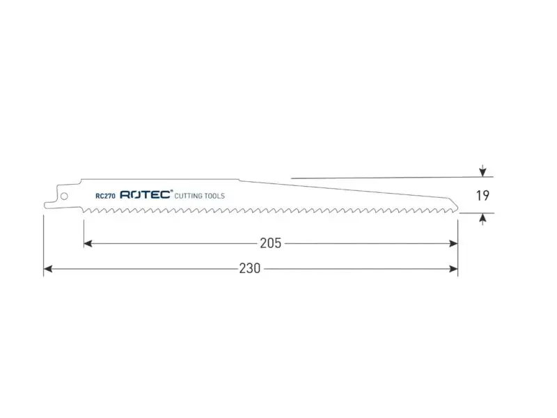 ROTEC Reciprozaagblad RC270