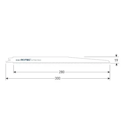ROTEC Reciprozaagblad RC280