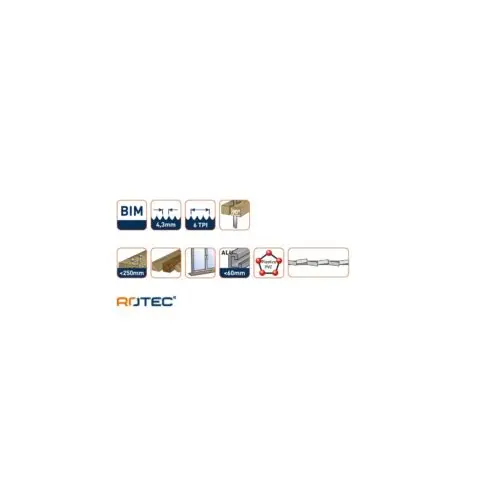 ROTEC Reciprozaagblad RC280 - specificaties 2