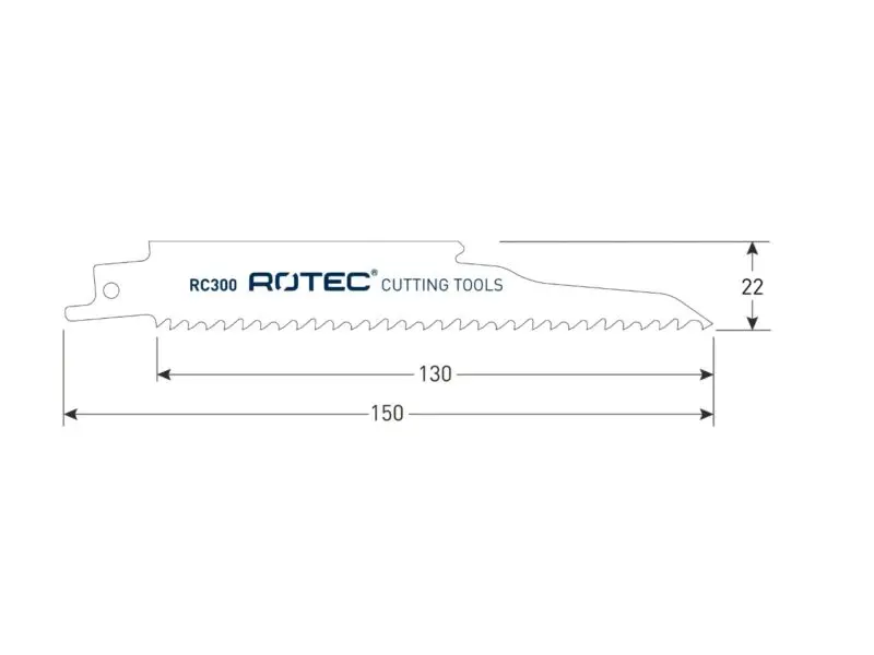 ROTEC Reciprozaagblad RC300