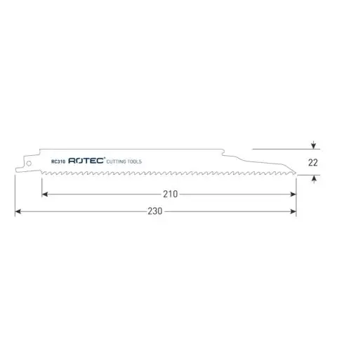 ROTEC Reciprozaagblad RC310