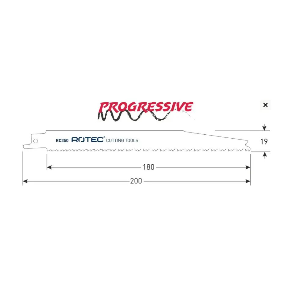 Reciprozaagblad RC350 ROTEC Reciprozaagblad RC350