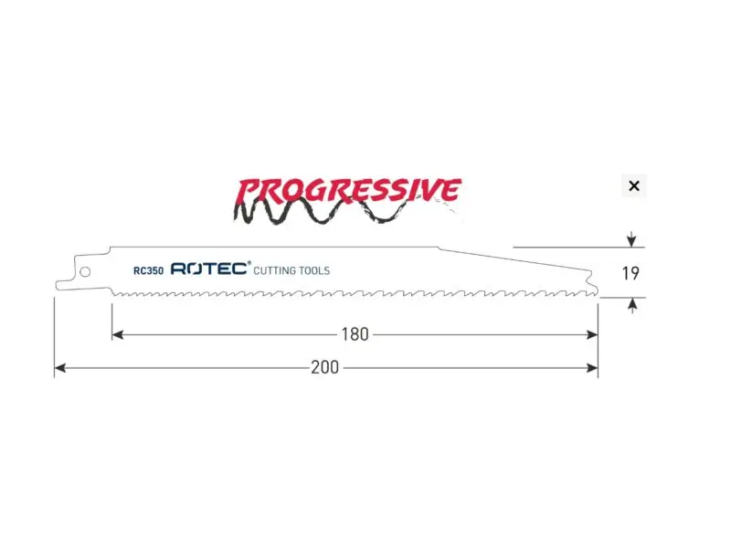 ROTEC Reciprozaagblad RC350