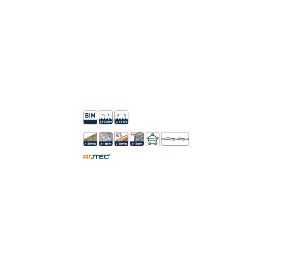 Reciprozaagblad RC350 meer specs ROTEC Reciprozaagblad RC350 - specificaties 2