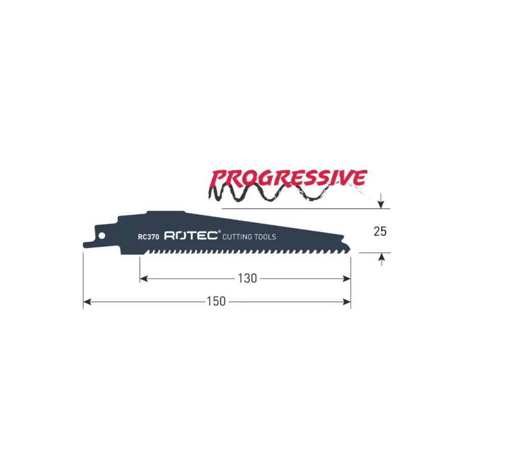 ROTEC Reciprozaagblad RC370