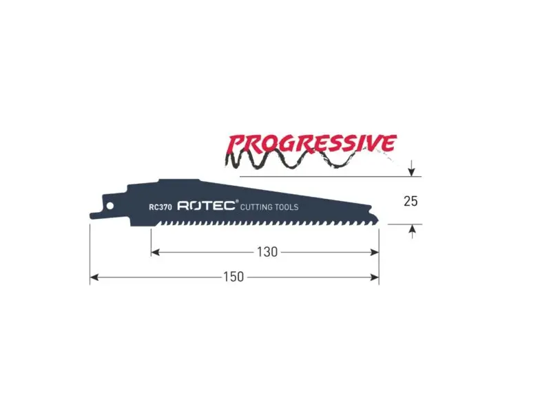 ROTEC Reciprozaagblad RC370