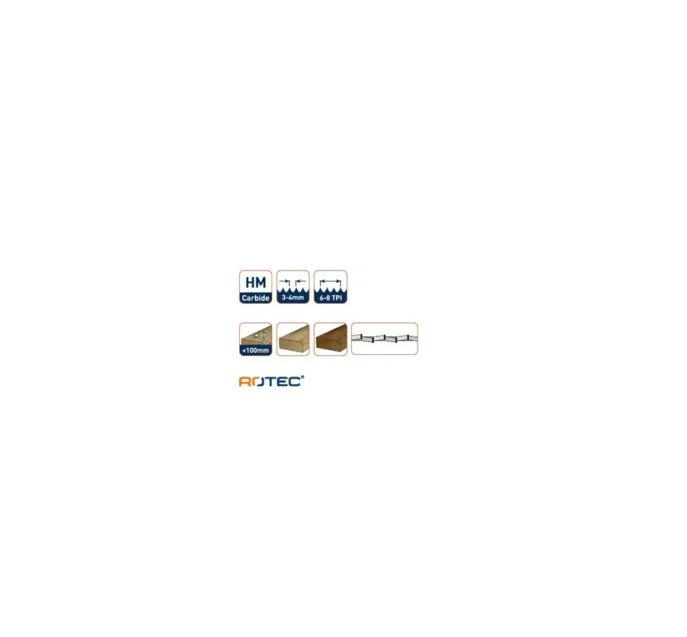 ROTEC Reciprozaagblad RC370 - specificaties 2
