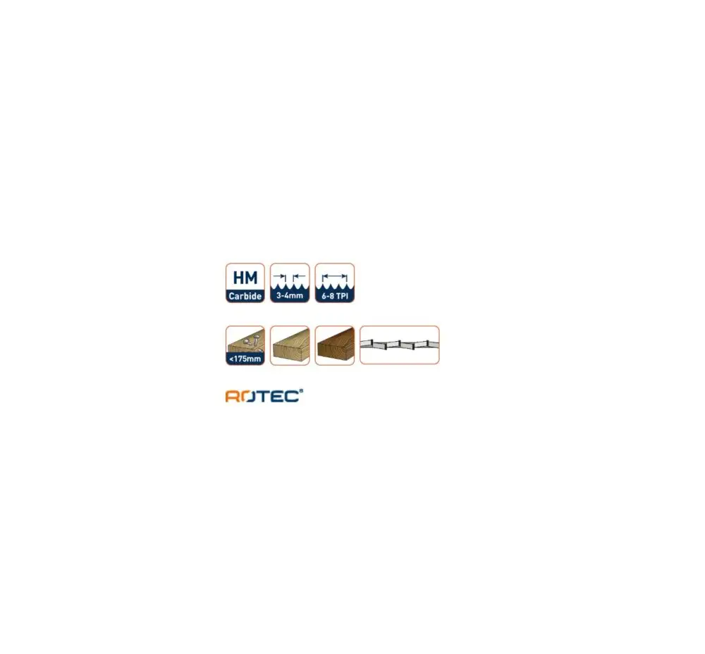 ROTEC Reciprozaagblad RC380 - specificaties 2