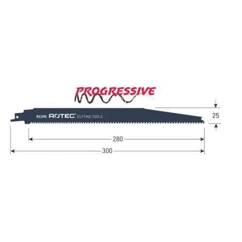 ROTEC Reciprozaagblad RC390