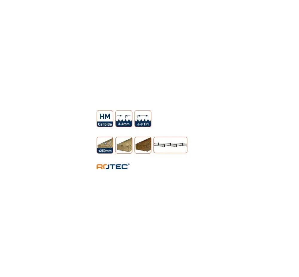 ROTEC Reciprozaagblad RC390 - specificaties 2
