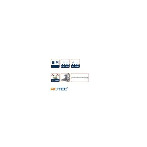 ROTEC Reciprozaagblad RC420 - specificaties 2