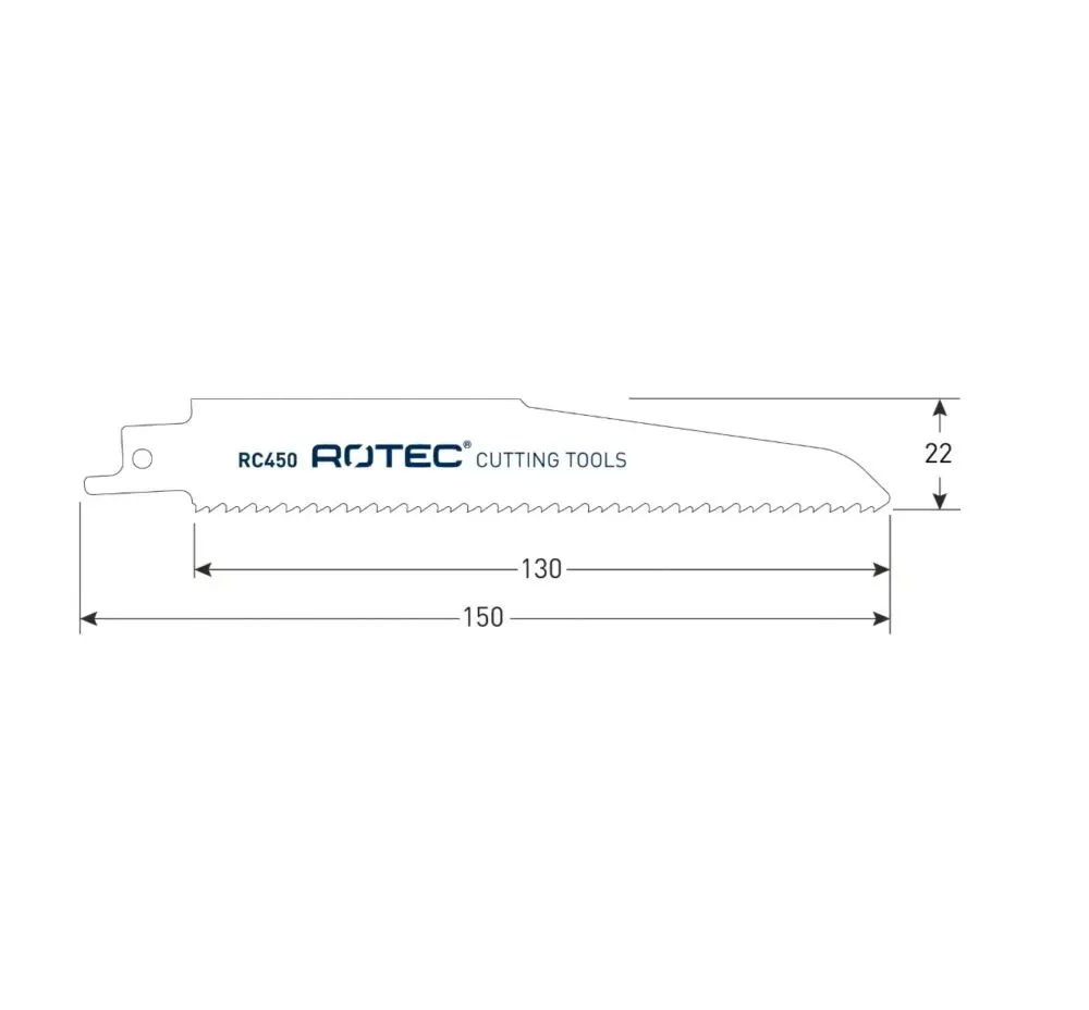 ROTEC Reciprozaagblad RC450