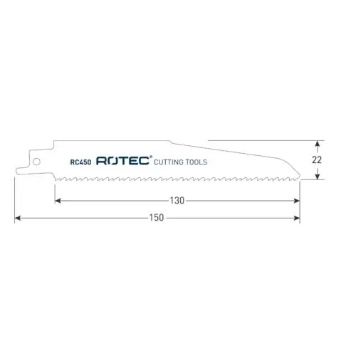 ROTEC Reciprozaagblad RC450
