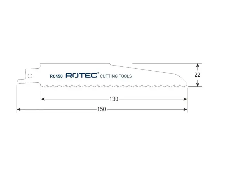 ROTEC Reciprozaagblad RC450