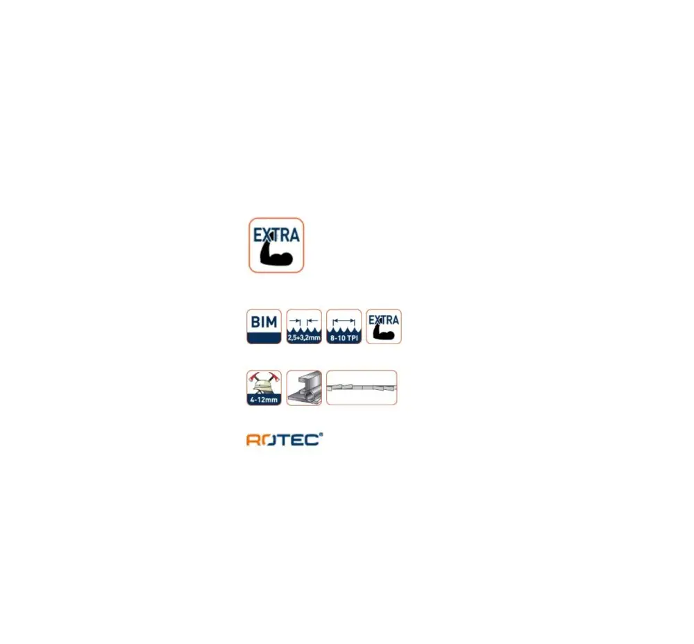 ROTEC Reciprozaagblad RC460 - specificaties 3
