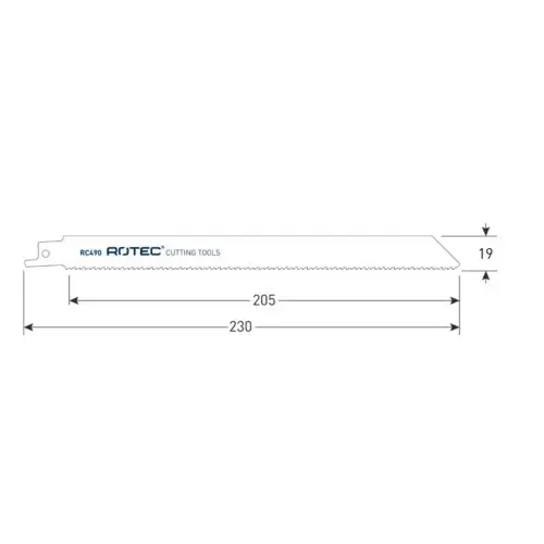 ROTEC Reciprozaagblad RC490