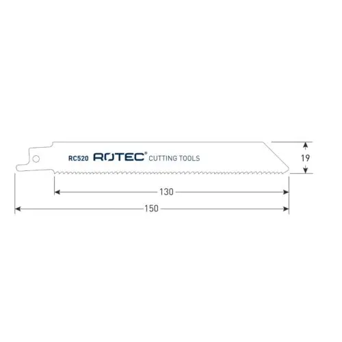 ROTEC Reciprozaagblad RC520