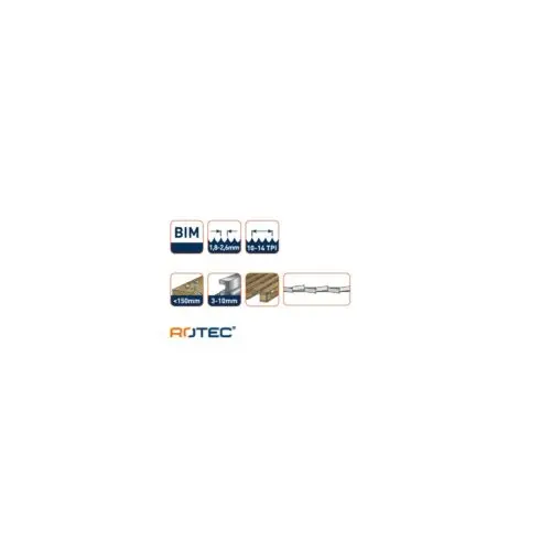 ROTEC Reciprozaagblad RC530 - specificaties 2