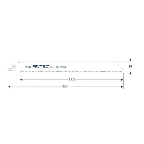 ROTEC Reciprozaagblad RC560