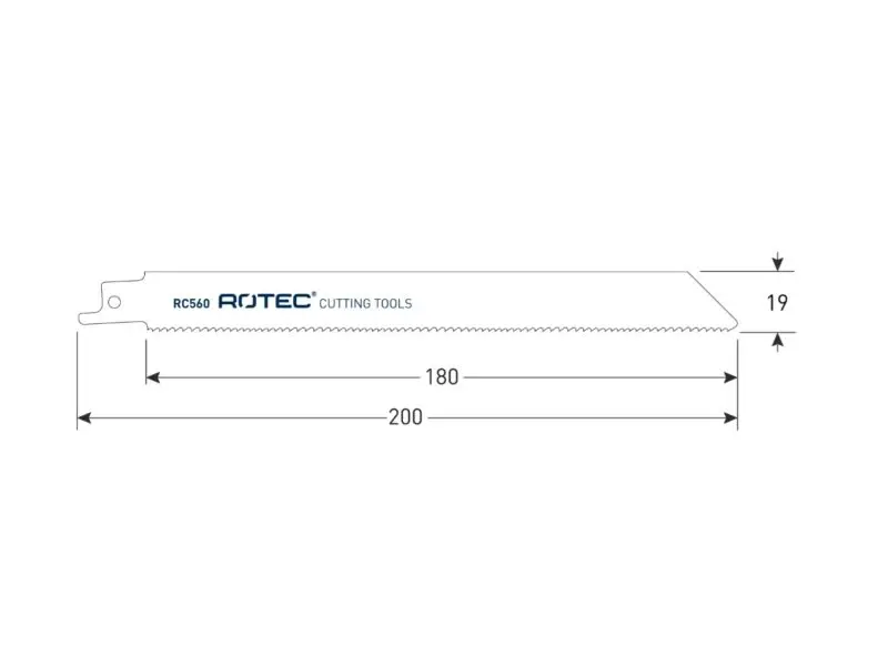 ROTEC Reciprozaagblad RC560