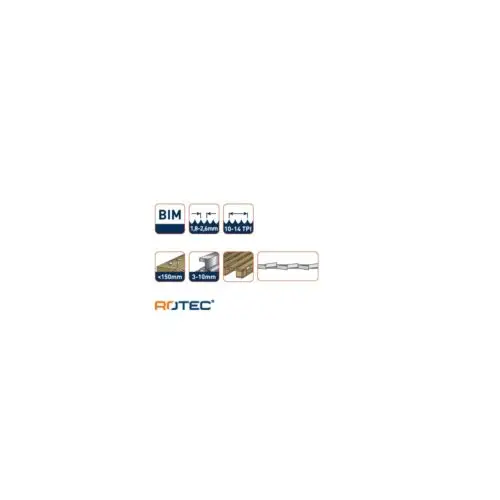 ROTEC Reciprozaagblad RC560 - specificaties 2