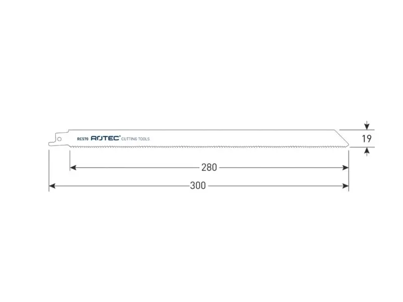 ROTEC Reciprozaagblad RC570