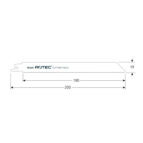 ROTEC Reciprozaagblad RC640