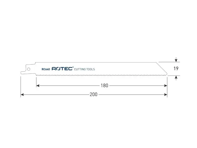 ROTEC Reciprozaagblad RC640